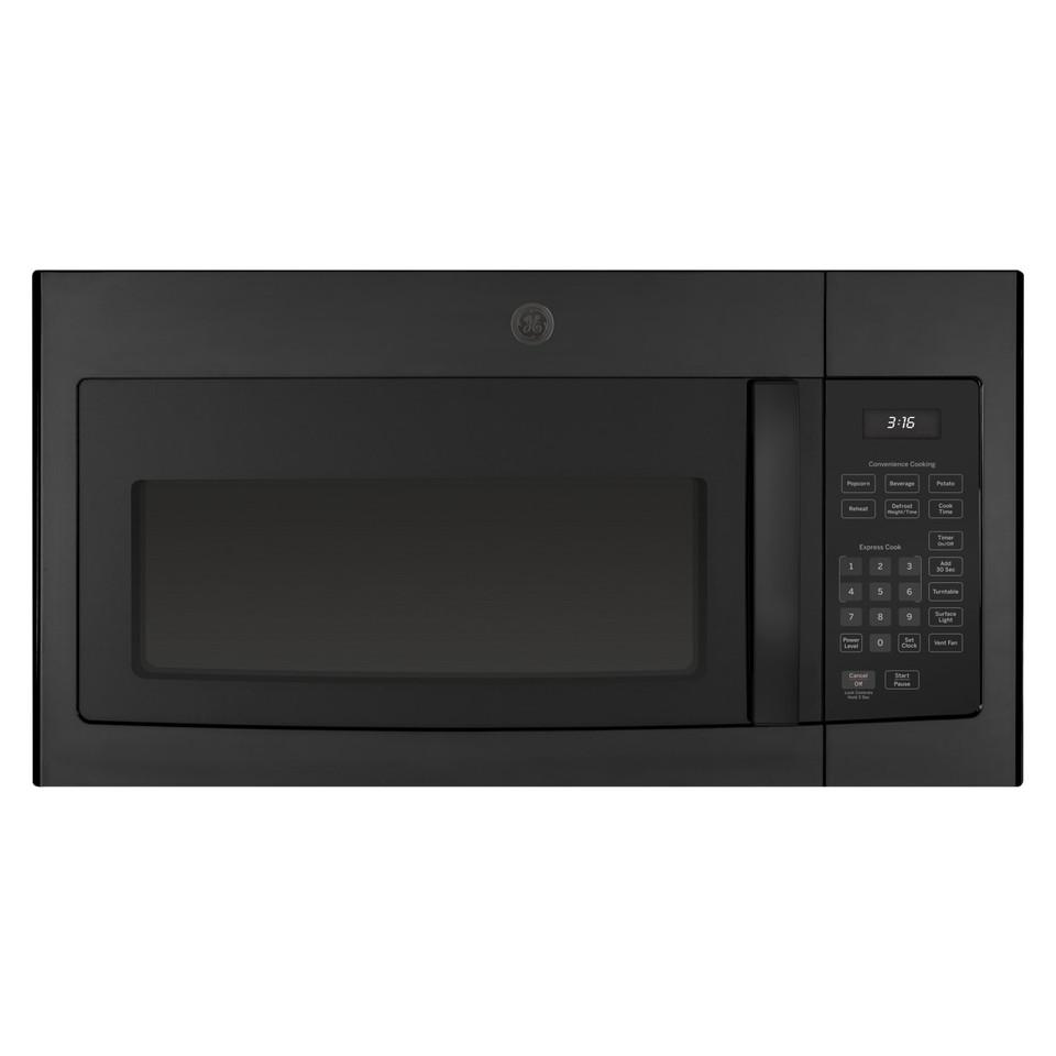 Over The Range Microwaves |  GE 1.6 cu. ft. Over-The-Range Microwave Oven – JVM3160DFBB Black Microwaves Black