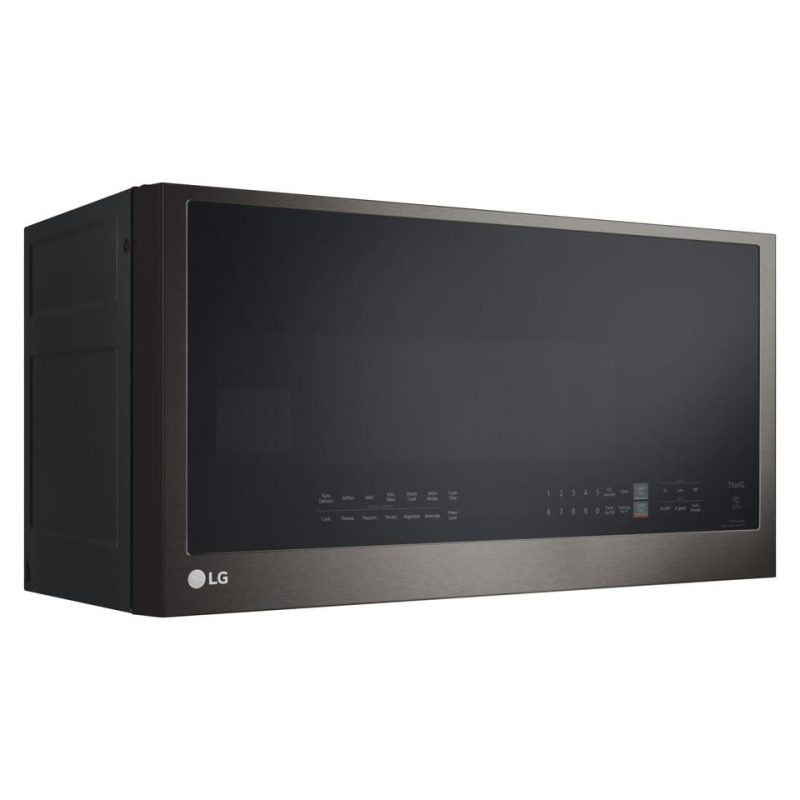 Over The Range Microwaves |  LG 2.0 cu. ft. Wi-Fi Enabled Over-the-Range Microwave Oven with EasyClean® – Black Stainless Steel – MVEL2033D Black Microwaves Black