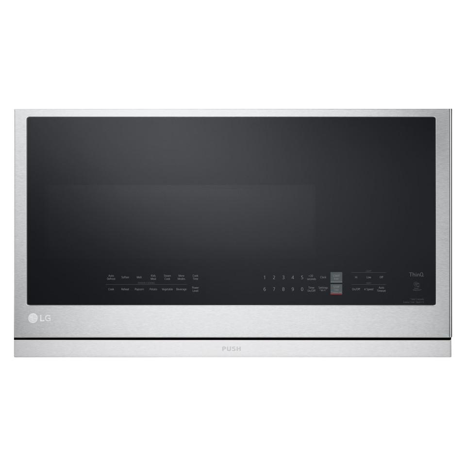 Over The Range Microwaves |  LG 2.1 cu. ft. Wi-Fi Enabled Over-the-Range Microwave Oven with EasyClean® – Stainless Steel – MVEL2137F Stainless Steel Microwaves Over The Range Microwaves