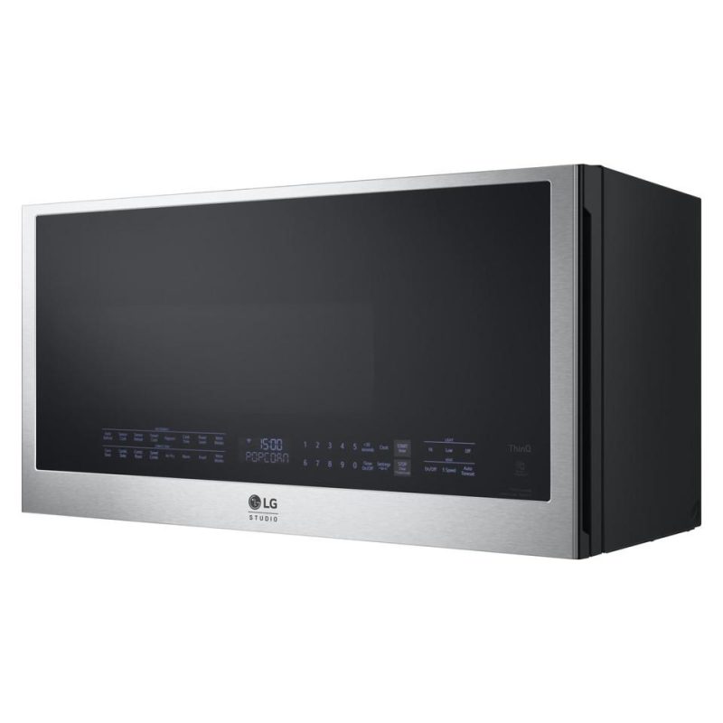 Over The Range Microwaves |  LG Studio 1.7 cu. ft. Over-the-Range Convection Microwave with Air Fry – MHES1738F Stainless Steel Microwaves Over The Range Microwaves