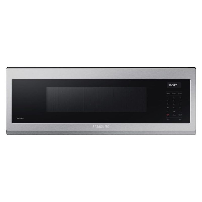 Over The Range Microwaves |  Samsung 1.1 cu. ft. Over-the-Range Microwave w/ 550 cu. ft.M Hood Ventilation, Wi-Fi & Voice Control Stainless Steel Microwaves Over The Range Microwaves