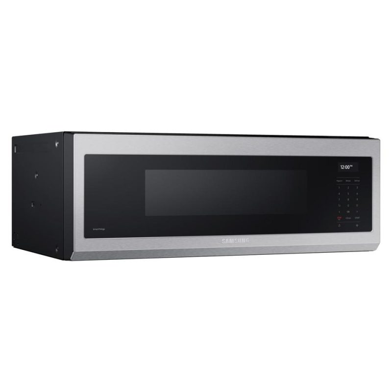 Over The Range Microwaves |  Samsung 1.1 cu. ft. Over-the-Range Microwave w/ 550 cu. ft.M Hood Ventilation, Wi-Fi & Voice Control Stainless Steel Microwaves Over The Range Microwaves