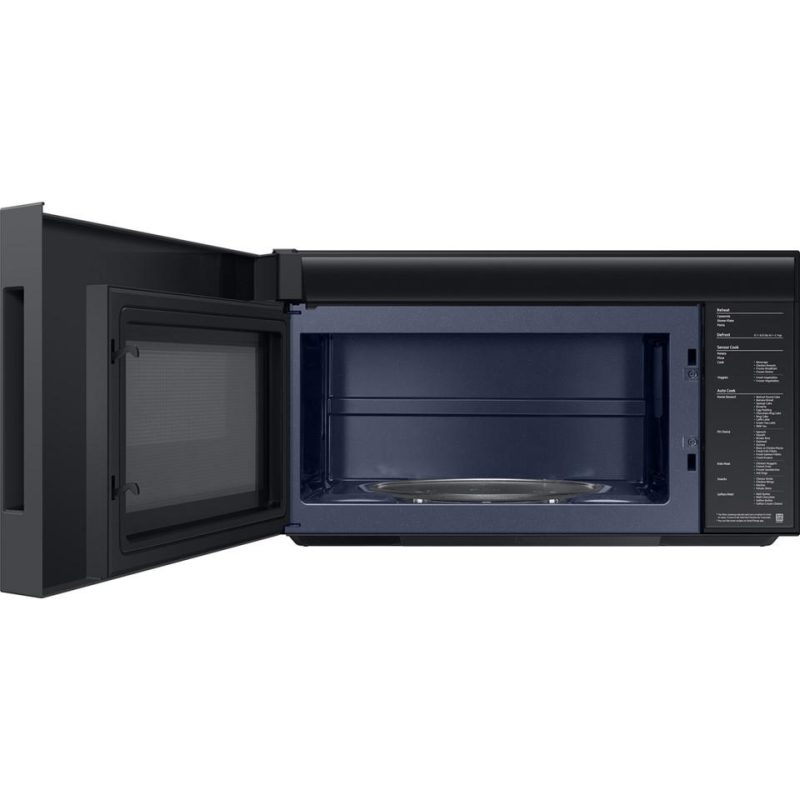 Over The Range Microwaves |  Samsung Bespoke Smart 2.1 cu. ft. Over-the-Range Microwave with Auto Connectivity & LCD Display – ME21DG6700SR Stainless Steel Microwaves Over The Range Microwaves