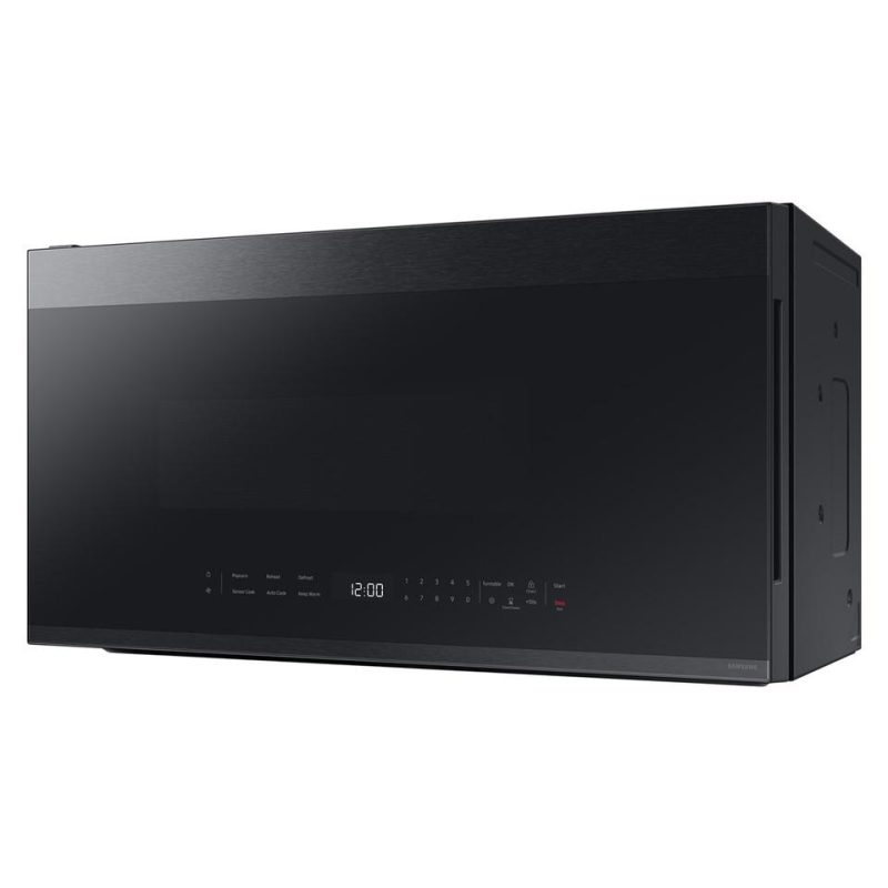 Over The Range Microwaves |  Samsung Bespoke Smart 2.1 cu. ft. Over-the-Range Microwave with Auto Connectivity & SmartThings Cooking – ME21DG6500MT Black Microwaves Black