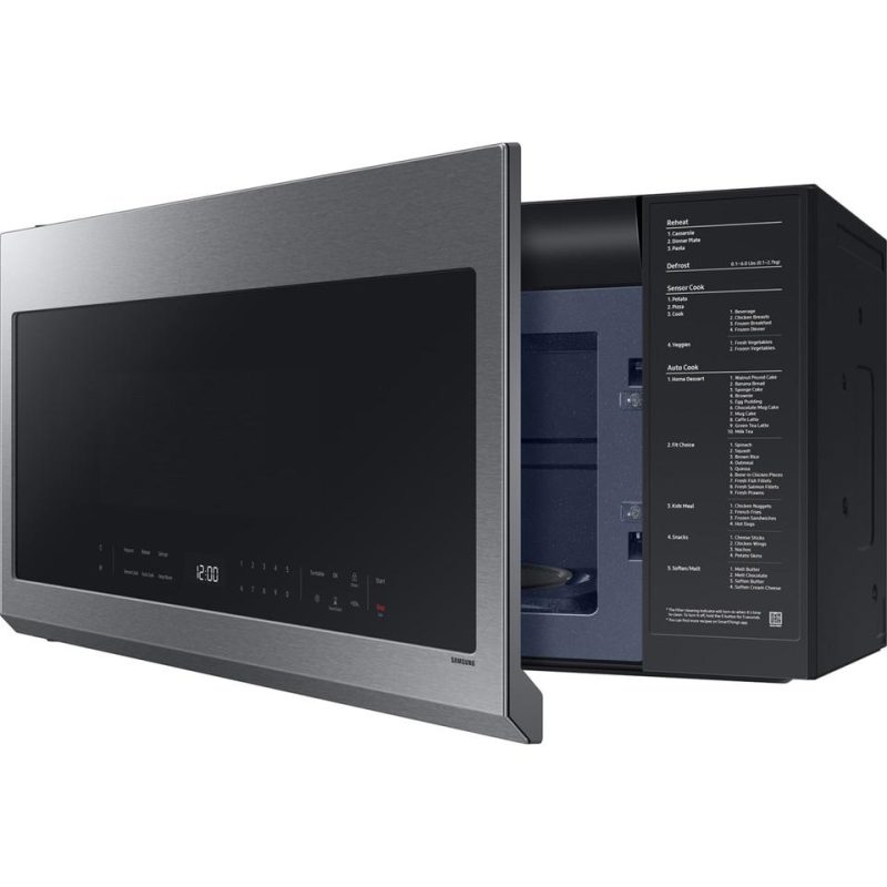 Over The Range Microwaves |  Samsung Smart 2.1 cu. ft. Over-the-Range Microwave with Auto Connectivity & SmartThings Cooking – ME21DG6300SR Stainless Steel Microwaves Over The Range Microwaves