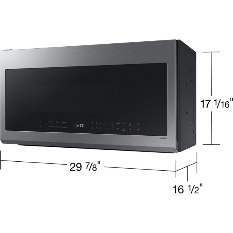 Over The Range Microwaves |  Samsung Smart 2.1 cu. ft. Over-the-Range Microwave with Auto Connectivity & SmartThings Cooking – ME21DG6300SR Stainless Steel Microwaves Over The Range Microwaves