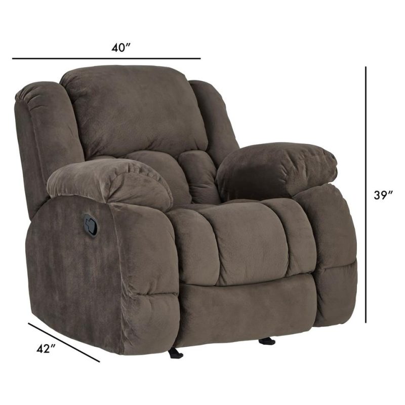 Recliners |  Cloud Mocha Recliner Living Room Furniture Recliners