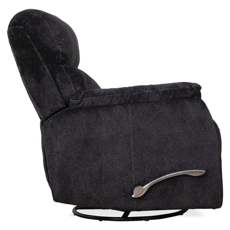 Recliners |  Cooke Granite Swivel Glider Recliner Gray Living Room Furniture Gray