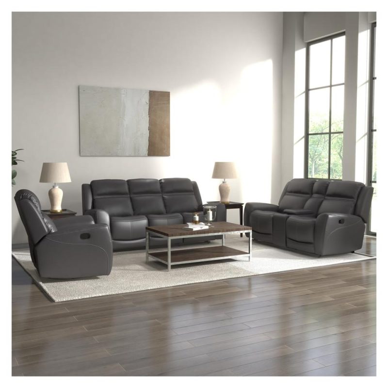 Recliners |  Felix Swivel Recliner Gray Living Room Furniture Gray