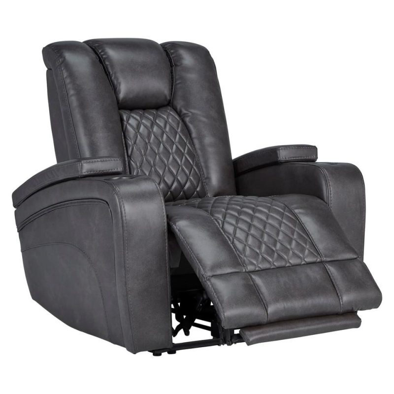 Recliners |  Onyx Glider Recliner Black Living Room Furniture Black