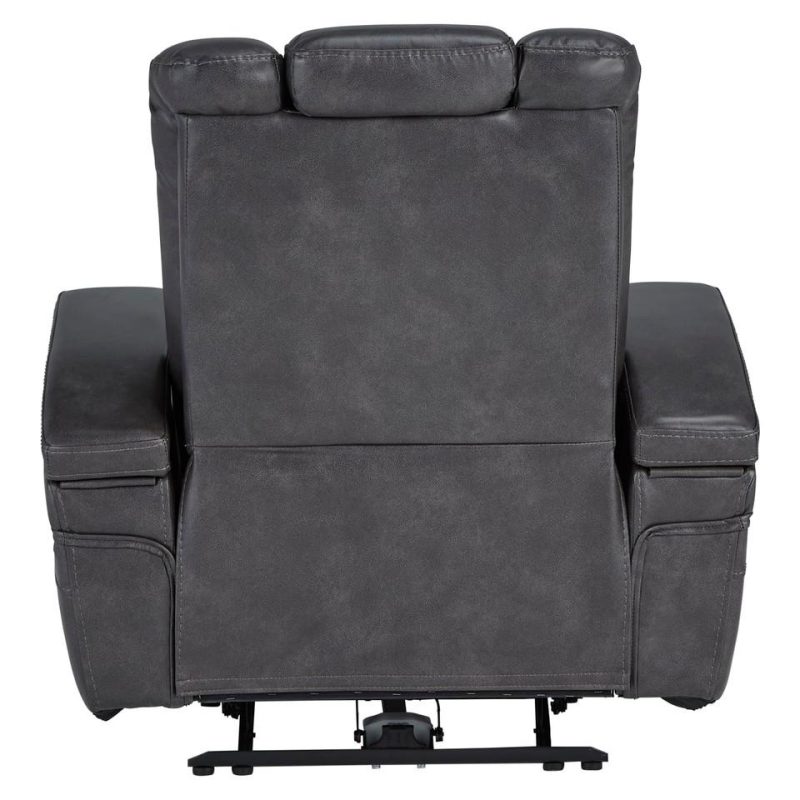 Recliners |  Onyx Glider Recliner Black Living Room Furniture Black