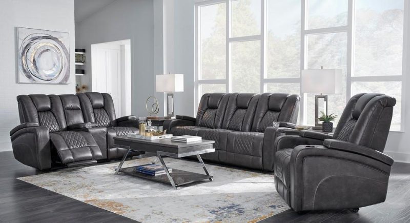 Recliners |  Onyx Glider Recliner Black Living Room Furniture Black