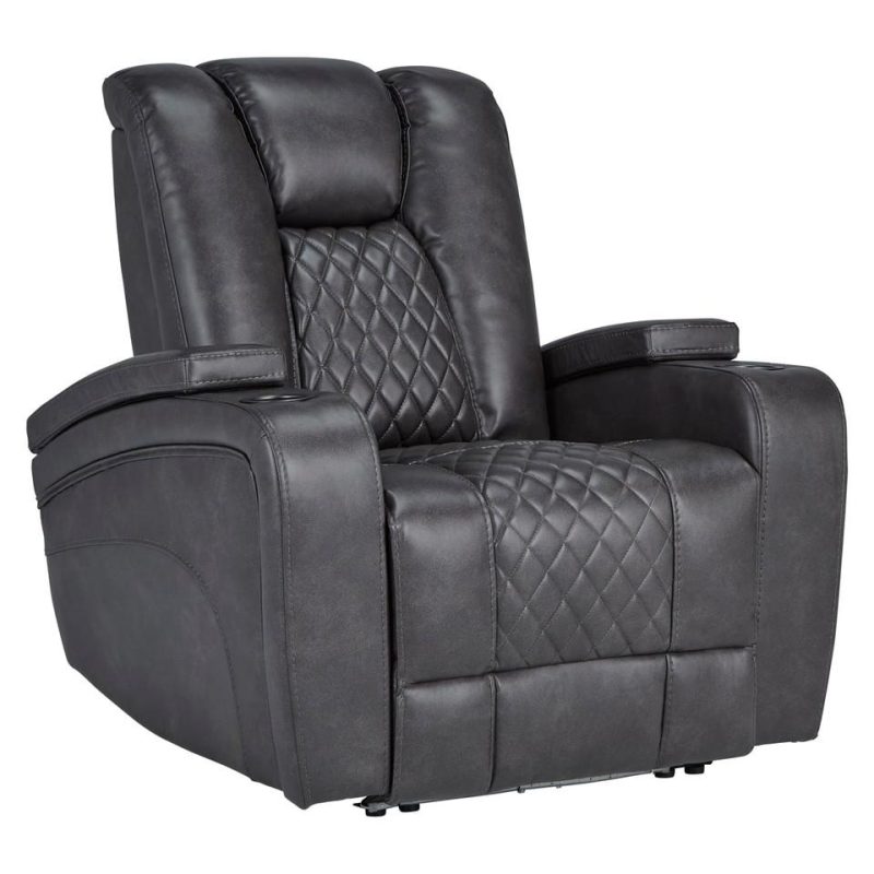 Recliners |  Onyx Power P2 Recliner Black Living Room Furniture Black