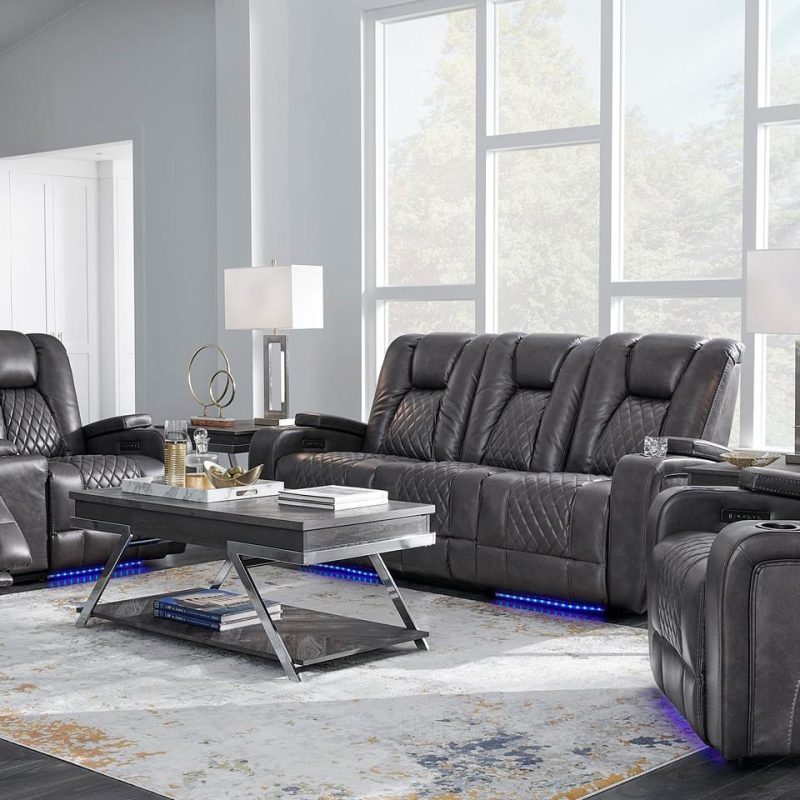 Recliners |  Onyx Power P2 Recliner Black Living Room Furniture Black