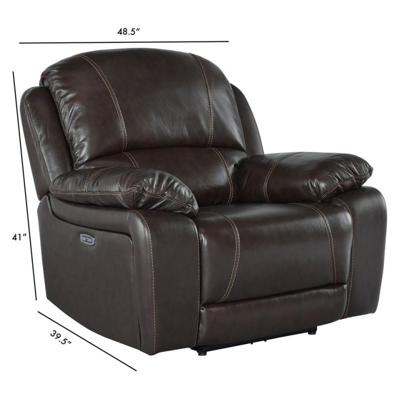 Recliners |  Sorrento Elite P2 Recliner Brown Living Room Furniture Brown