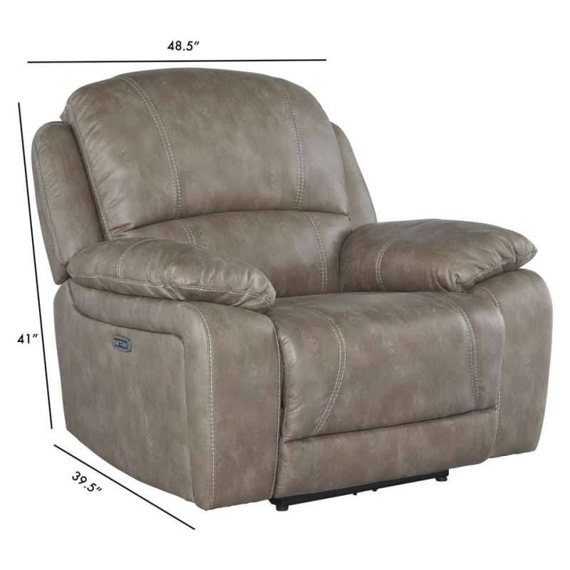 Recliners |  Sorrento P2 Recliner Brown Living Room Furniture Brown