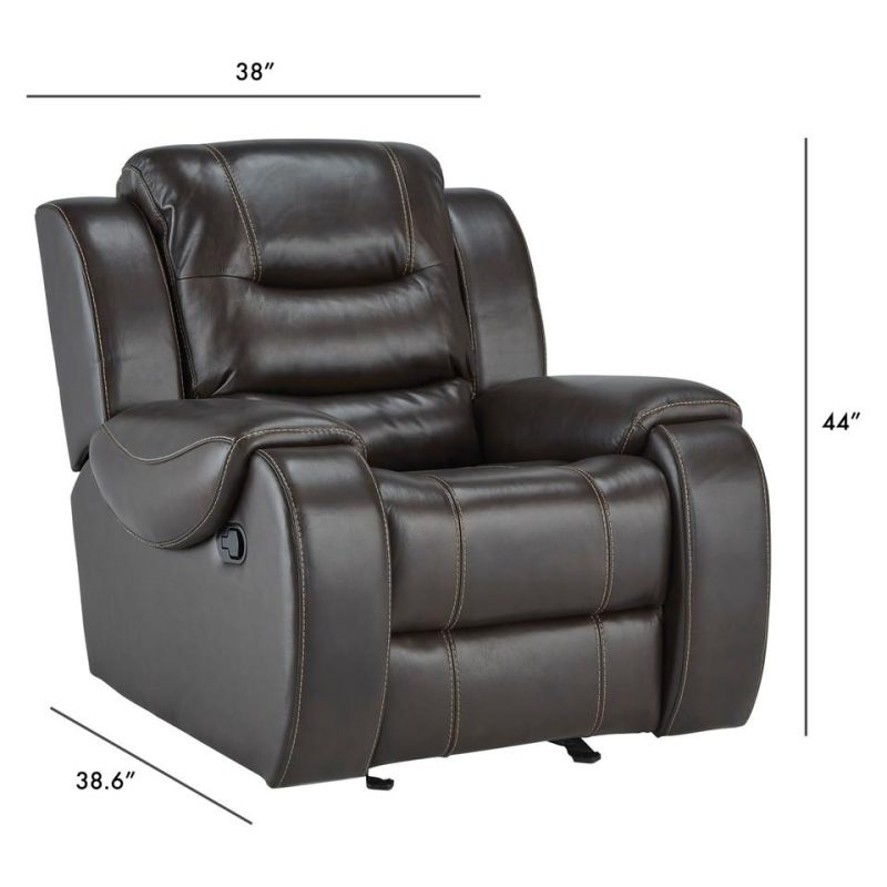 Recliners |  Titan Elite Recliner in Chocolate Living Room Furniture Recliners