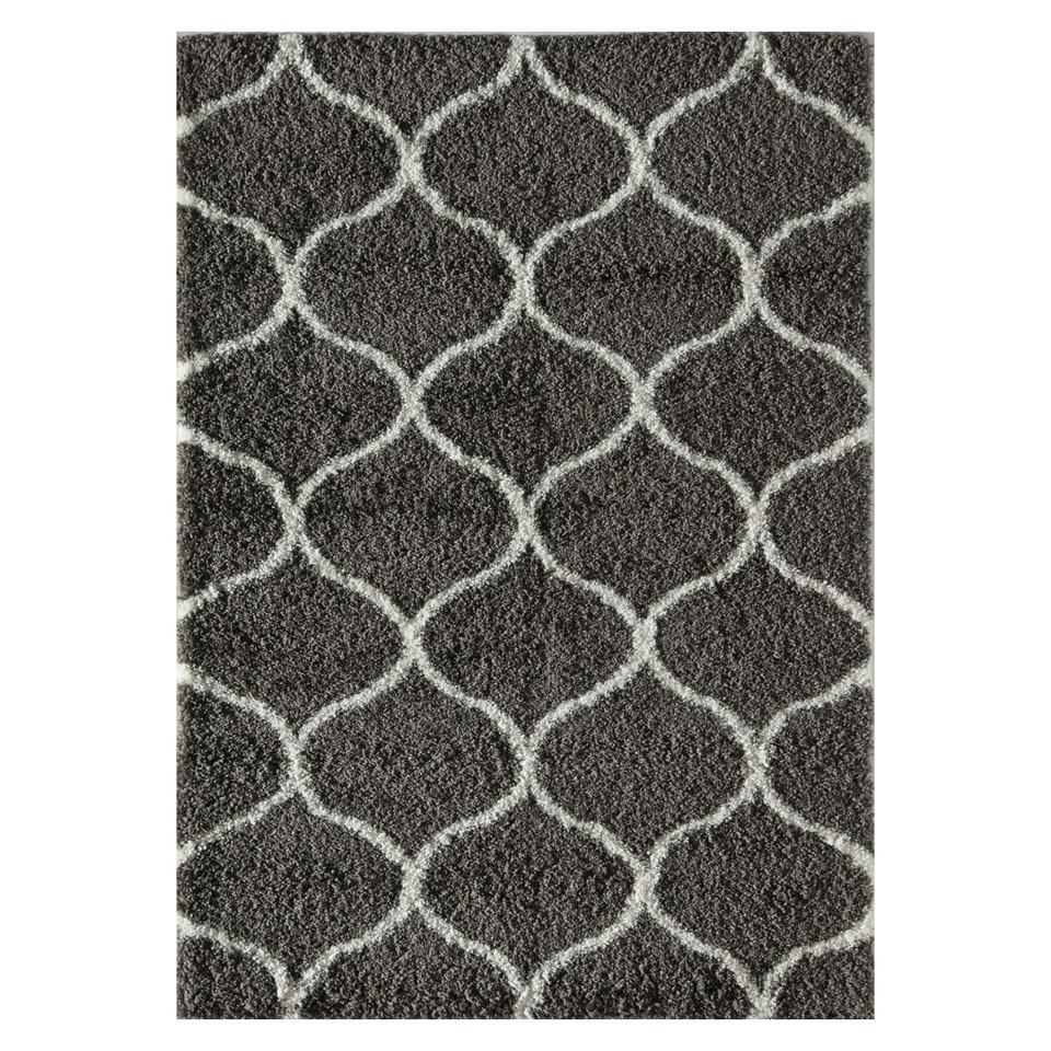 Rugs |  Cameron Charcoal Link 5X8 Rug Gray Home Décor Gray