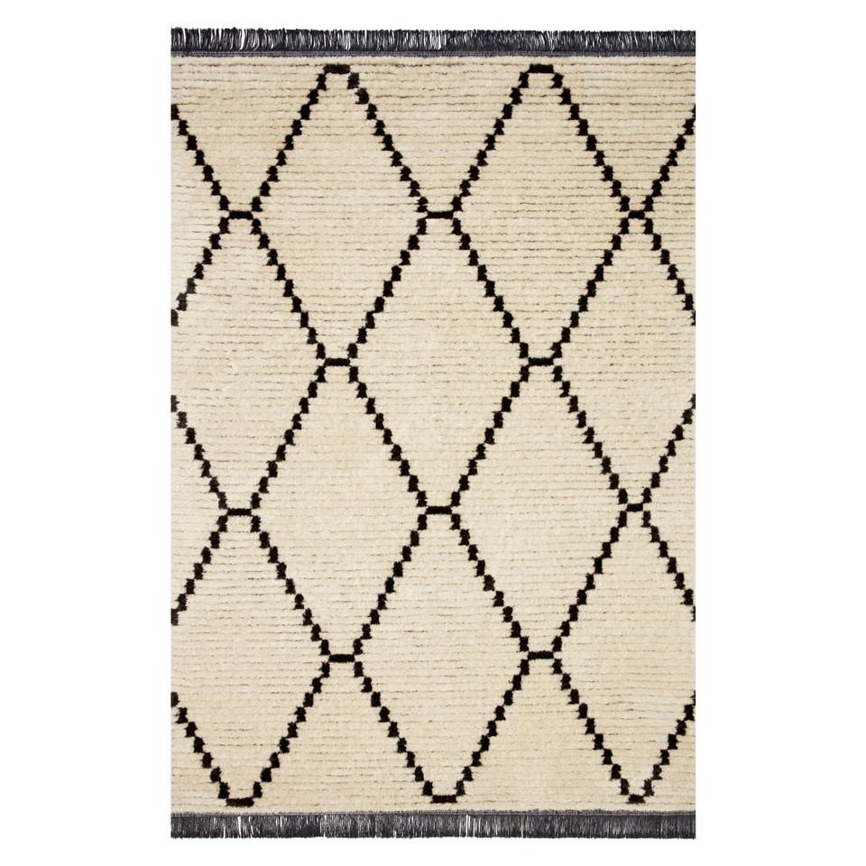 Rugs |  Cream & Charcaol 5X7 Alice Rug Cream Home Décor Cream