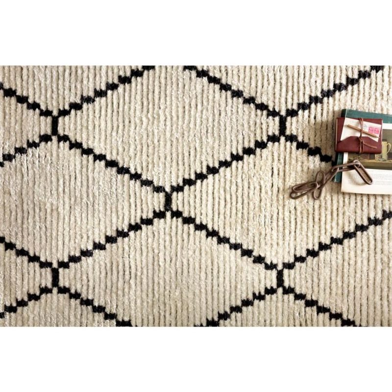 Rugs |  Cream & Charcaol 5X7 Alice Rug Cream Home Décor Cream