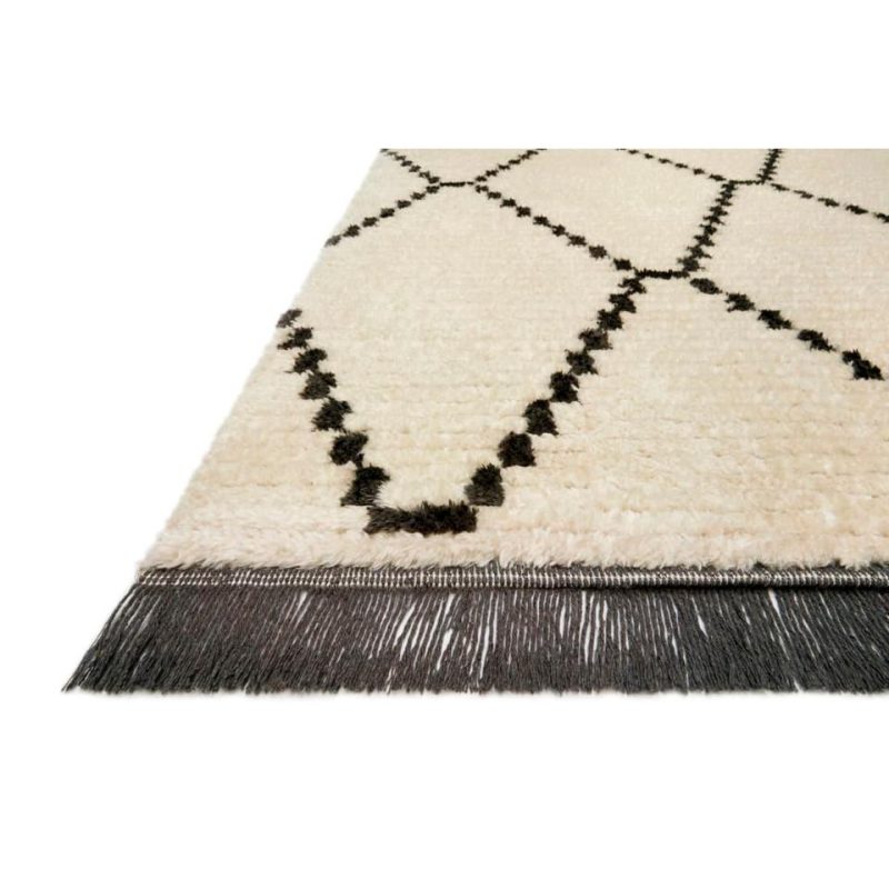 Rugs |  Cream & Charcoal 8X11 Alice Rug Cream Home Décor Cream