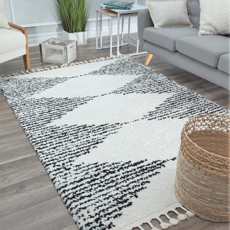 Rugs |  Mason Shag Heath 8X10 Rug White Home Décor Rugs