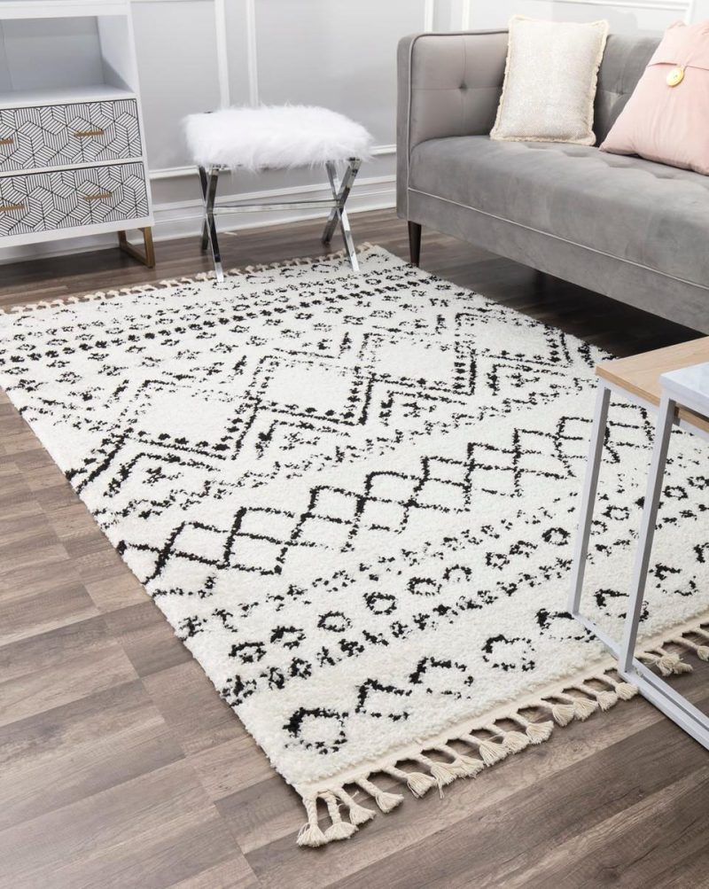 Rugs |  Mason Shag Whisp 5X7 Rug White Home Décor Rugs