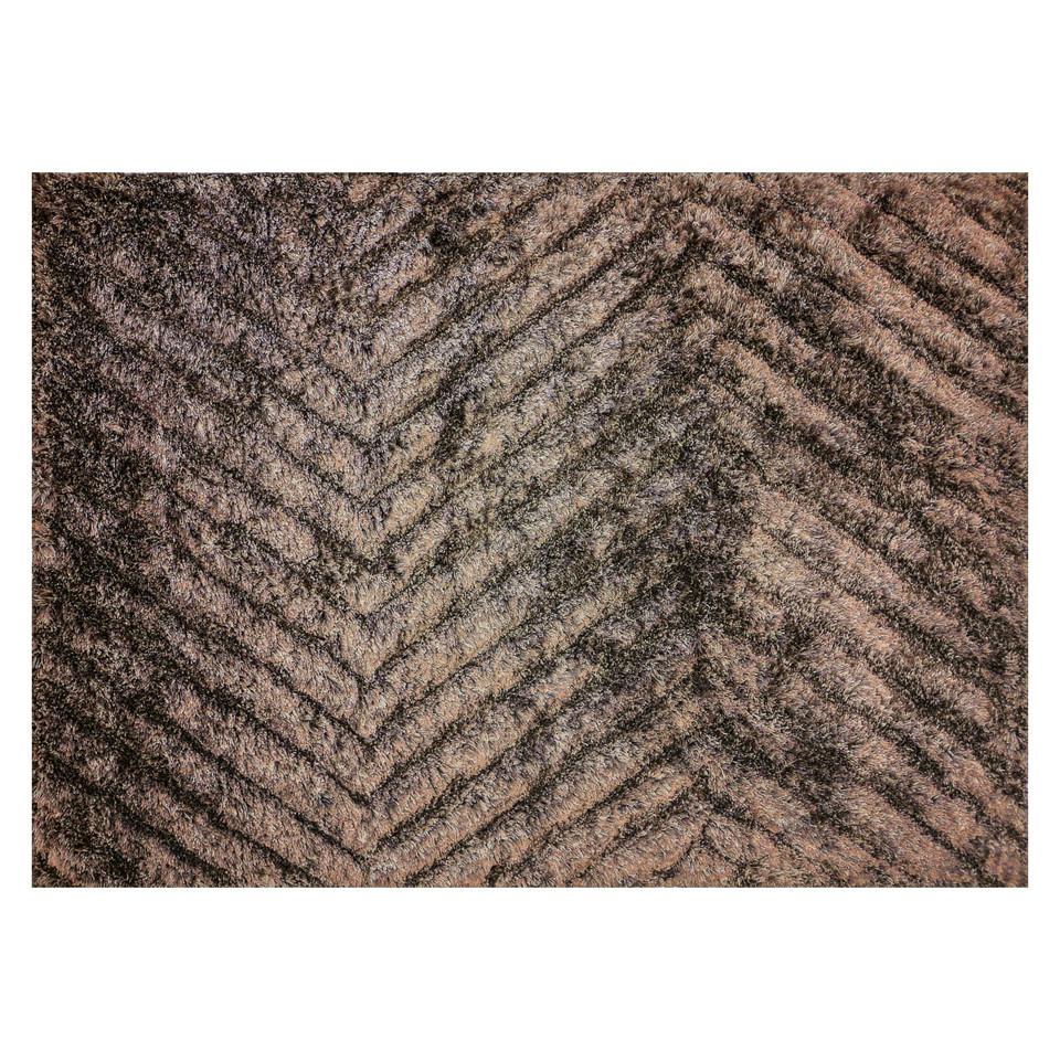 Rugs |  Mia Zigzag Chocolate 5 X 7 Rug Brown Home Décor Brown