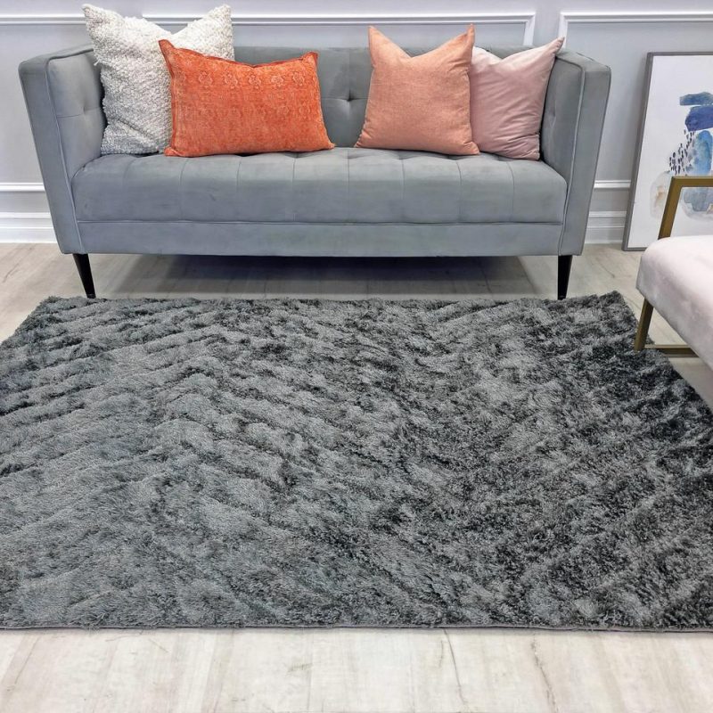 Rugs |  Mia Zigzag Gray 5 X 7 Rug Gray Home Décor Gray