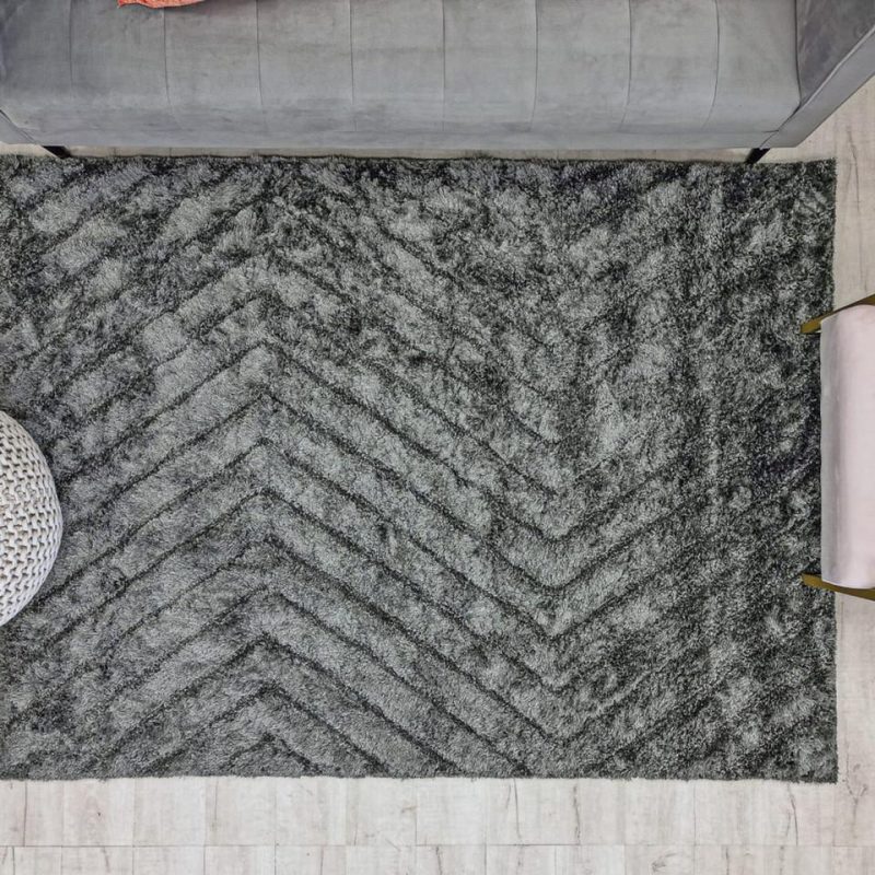 Rugs |  Mia Zigzag Gray 8 X 10 Rug Gray Home Décor Gray