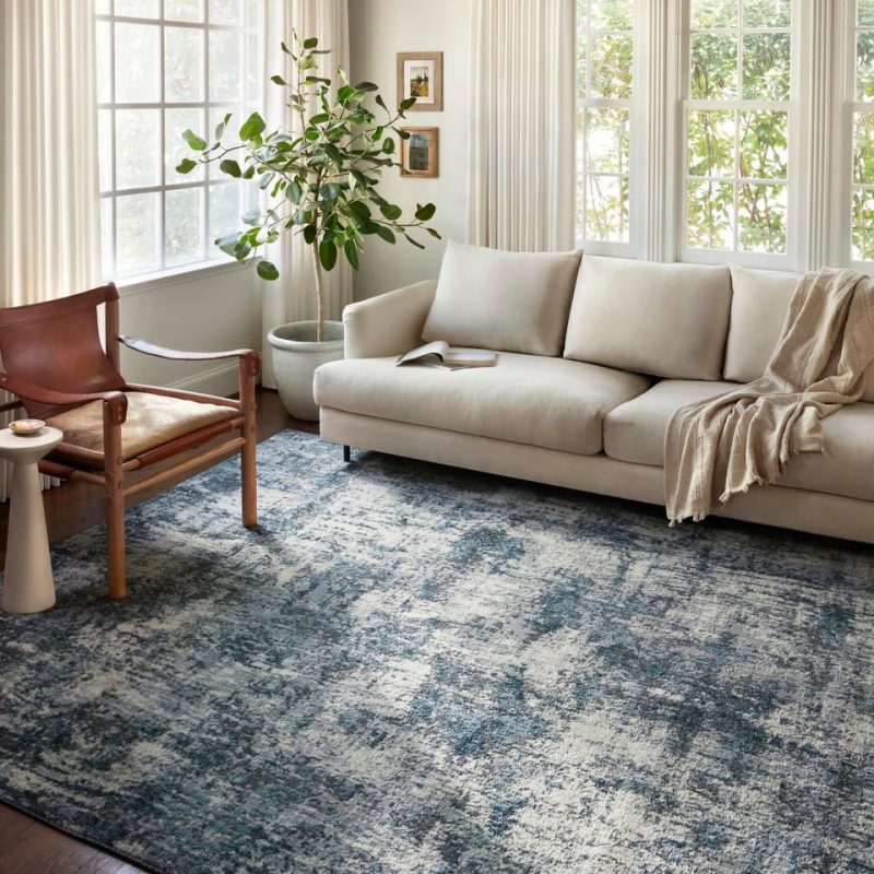 Rugs |  Natural & Ocean 5X7 Austen Rug Blue Home Décor Blue