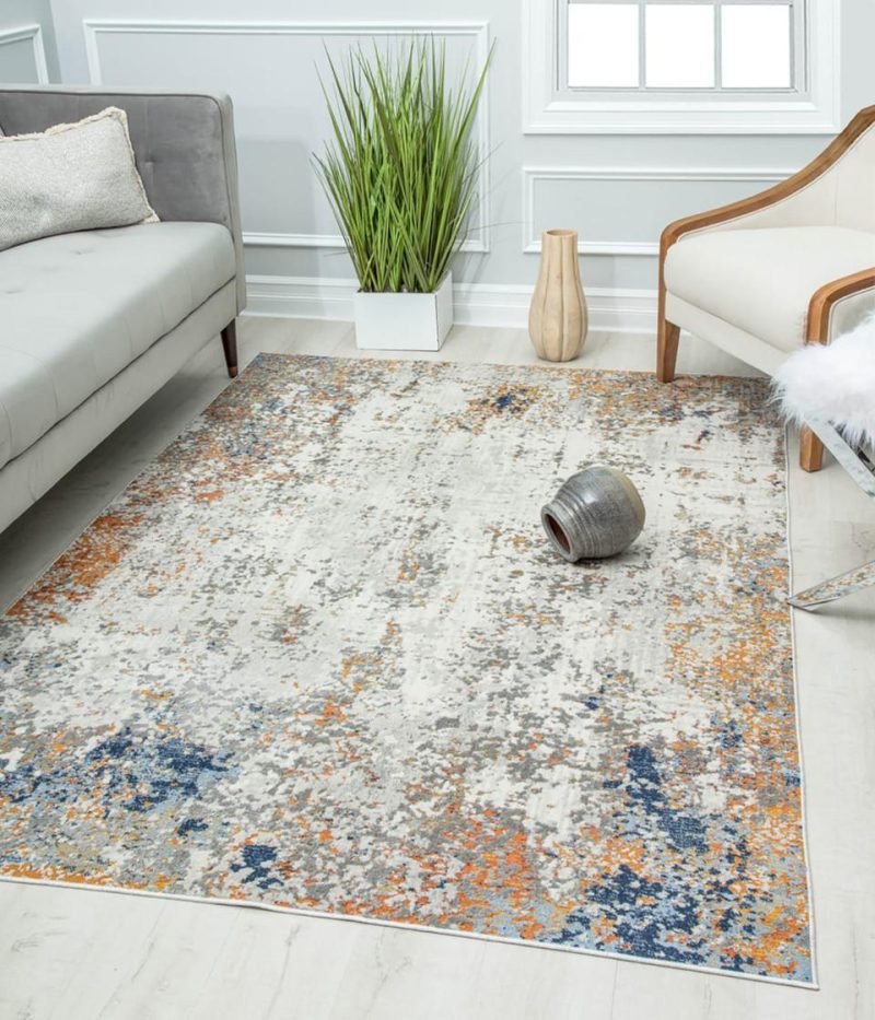 Rugs |  Prescott Ochre 8X10 Rug Gray Home Décor Gray