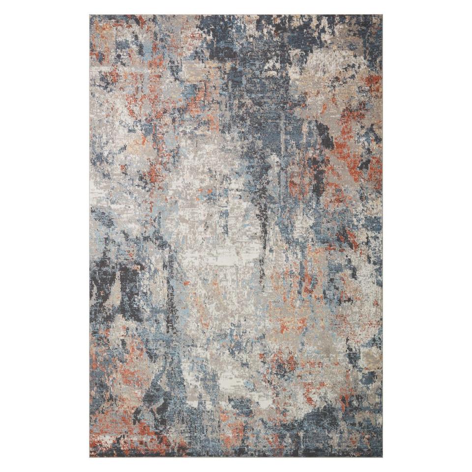 Rugs |  Silver & Apricot 5X7 Maeve Rug Gray Home Décor Gray