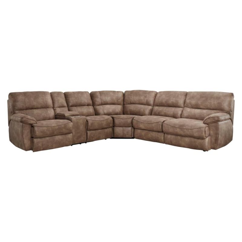 Sectionals |  Conway 3-pc Power Reclining Sectional Brown Living Room Furniture Brown