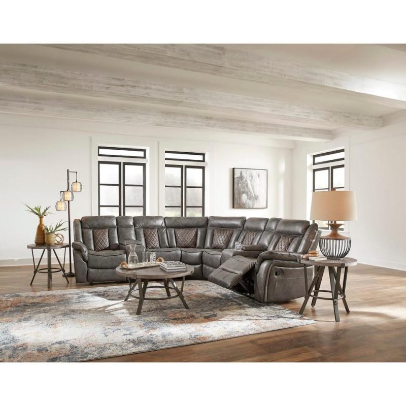 Sectionals |  Payne Sectional Gray Living Room Furniture Gray