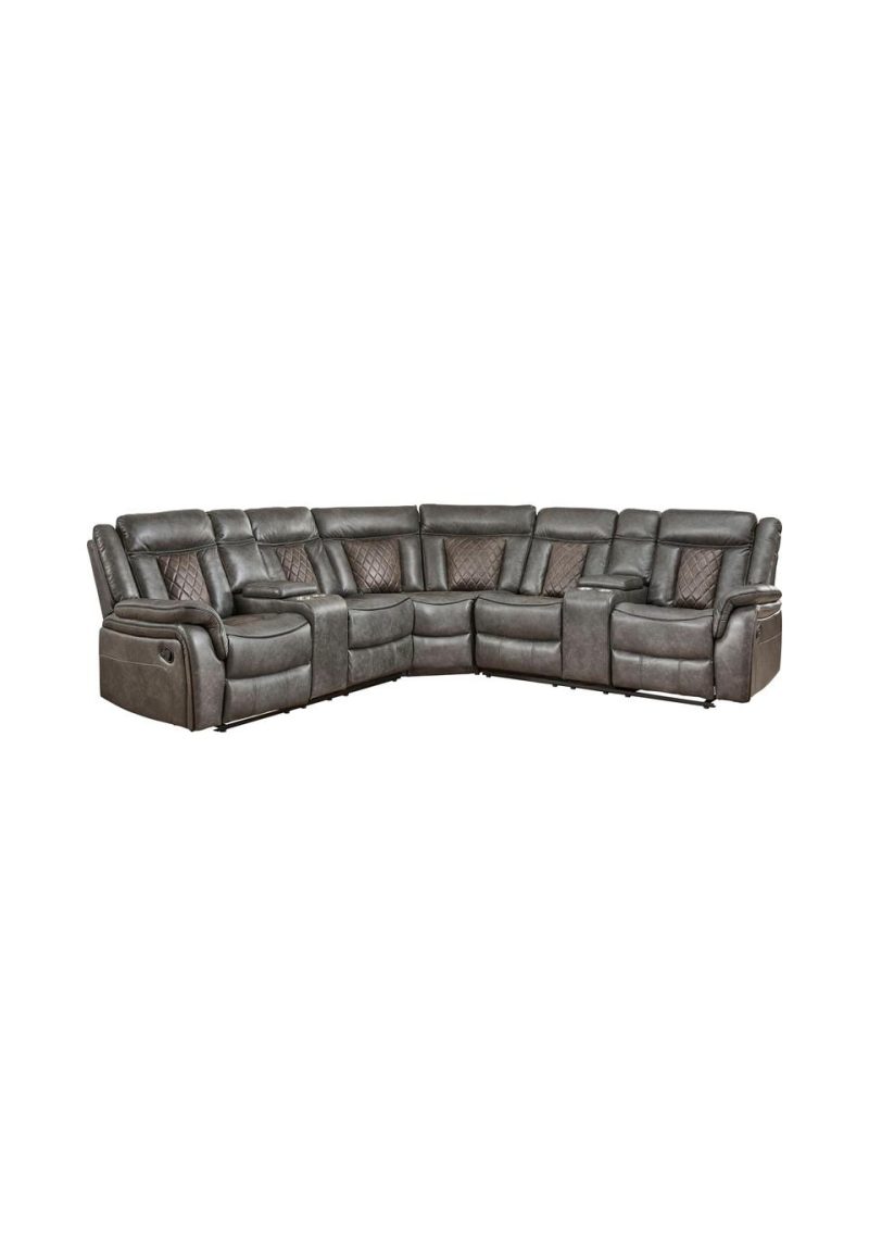 Sectionals |  Payne Sectional Gray Living Room Furniture Gray