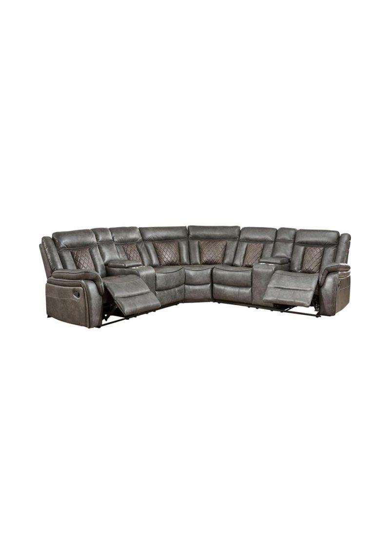 Sectionals |  Payne Sectional Gray Living Room Furniture Gray