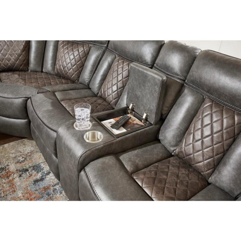 Sectionals |  Payne Sectional Gray Living Room Furniture Gray