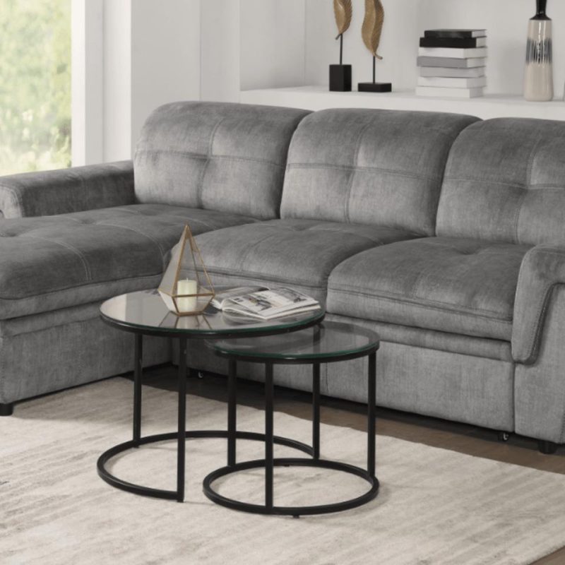 Sectionals |  Taylor Sectional Gray Living Room Furniture Gray