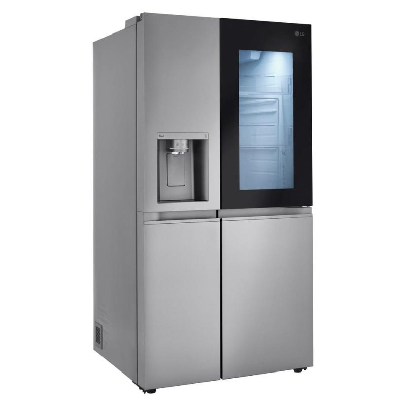 Side-by-Side Refrigerators |  LG 27 cu.ft. Side by Side Instaview Refrigerator – LRSOS2706S Stainless Steel Refrigerators Side-by-Side Refrigerators