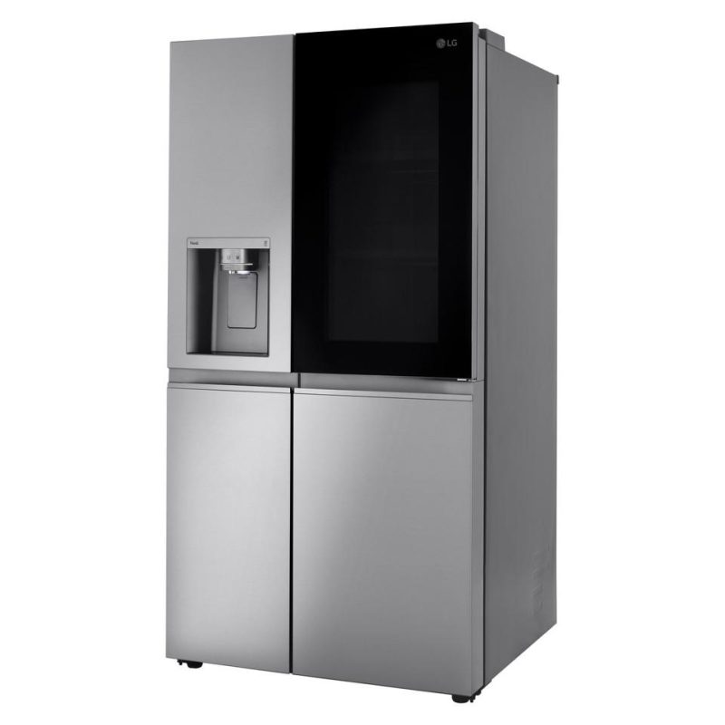 Side-by-Side Refrigerators |  LG 27 cu.ft. Side by Side Instaview Refrigerator – LRSOS2706S Stainless Steel Refrigerators Side-by-Side Refrigerators