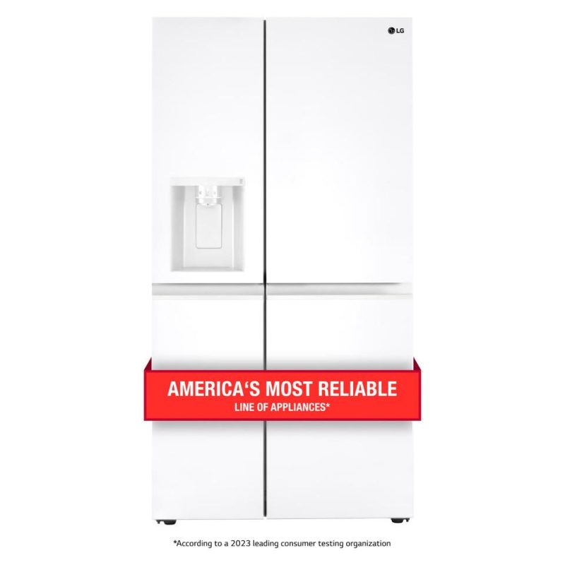 Side-by-Side Refrigerators |  LG 27 cu. ft Side by Side Refrigerator – LRSXS2706W White Refrigerators Side-by-Side Refrigerators