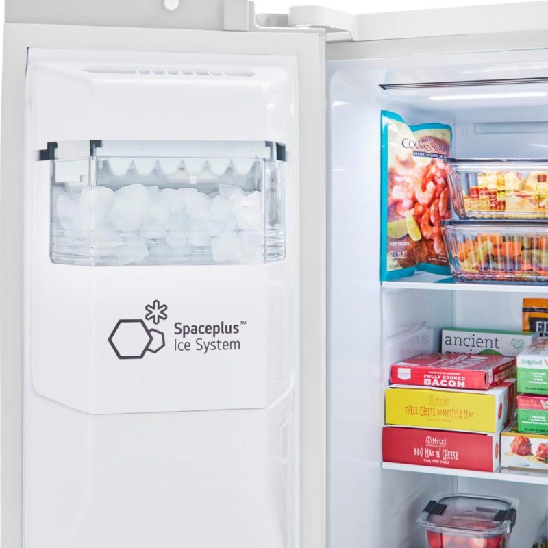 Side-by-Side Refrigerators |  LG 27 cu. ft Side by Side Refrigerator – LRSXS2706W White Refrigerators Side-by-Side Refrigerators