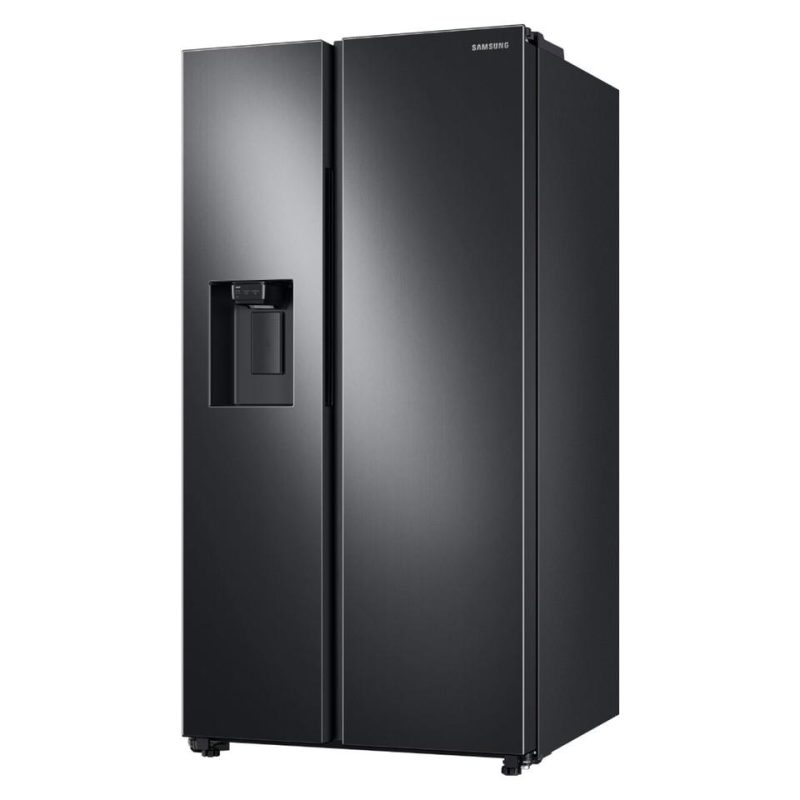 Side-by-Side Refrigerators |  Samsung 27.4 cu. ft. Side-By-Side Refrigerator – RS27T5200SG Black Refrigerators Black