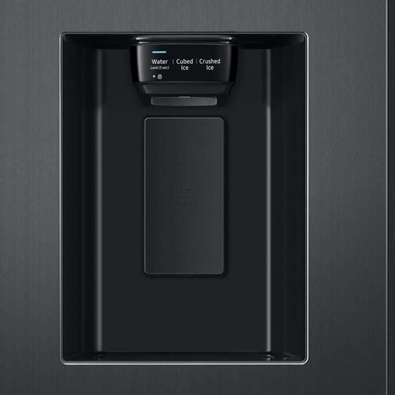 Side-by-Side Refrigerators |  Samsung 27.4 cu. ft. Side-By-Side Refrigerator – RS27T5200SG Black Refrigerators Black