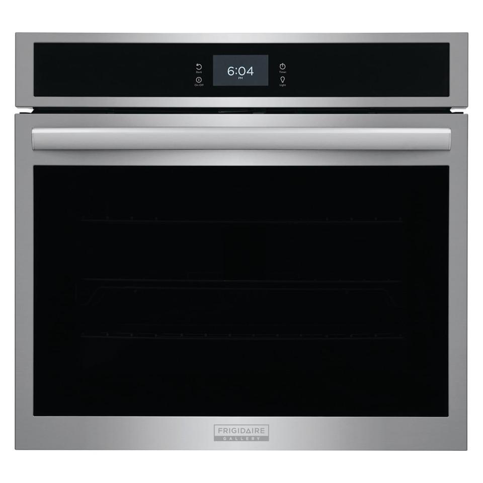 Single Ovens |  Frigidaire Gallery 30” Single Electric Wall Oven with Total Convection – Stainless Steel – GCWS3067AF Stainless Steel Single Ovens Single Ovens