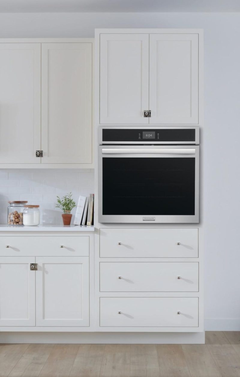 Single Ovens |  Frigidaire Gallery 30” Single Electric Wall Oven with Total Convection – Stainless Steel – GCWS3067AF Stainless Steel Single Ovens Single Ovens