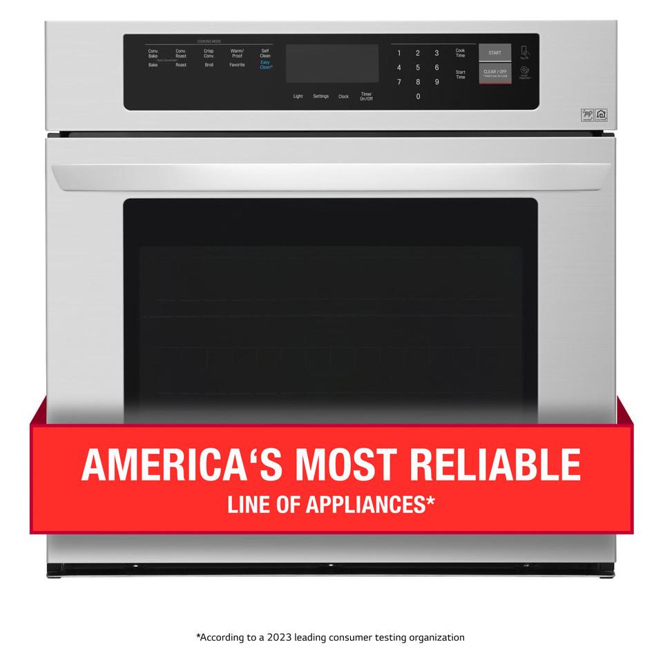 Single Ovens |  LG 30” 4.7 cu. ft. Built-In Single Wall Oven (LWS3063ST) Stainless Steel Single Ovens Single Ovens