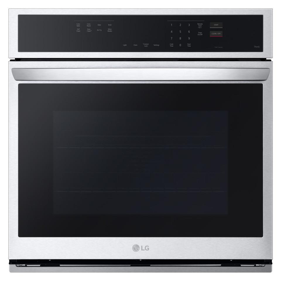 Single Ovens |  LG 4.7 cu. ft. Smart Single Wall Oven with Convection, Air Fry and EasyClean® – WSEP4723F Stainless Steel Single Ovens