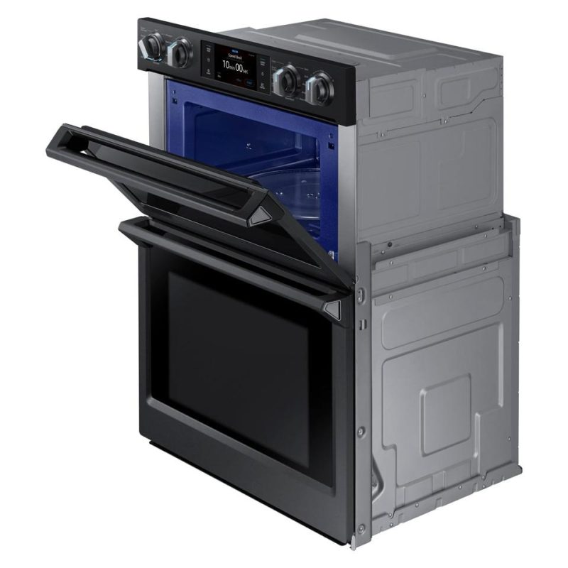 Single Ovens |  Samsung 30” Microwave Combination Wall Oven – NQ70M7770DG Black Microwaves Black